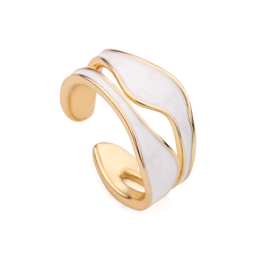 Waves Of Pearl Ring