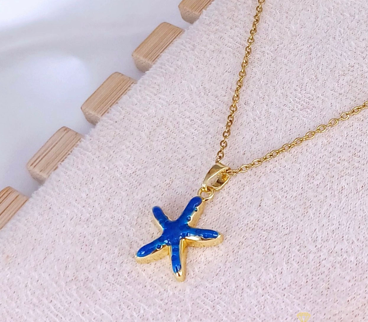 Blue starfish Necklace