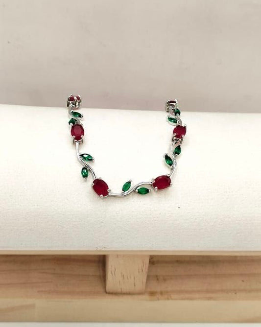 Tulip Silver Bracelet