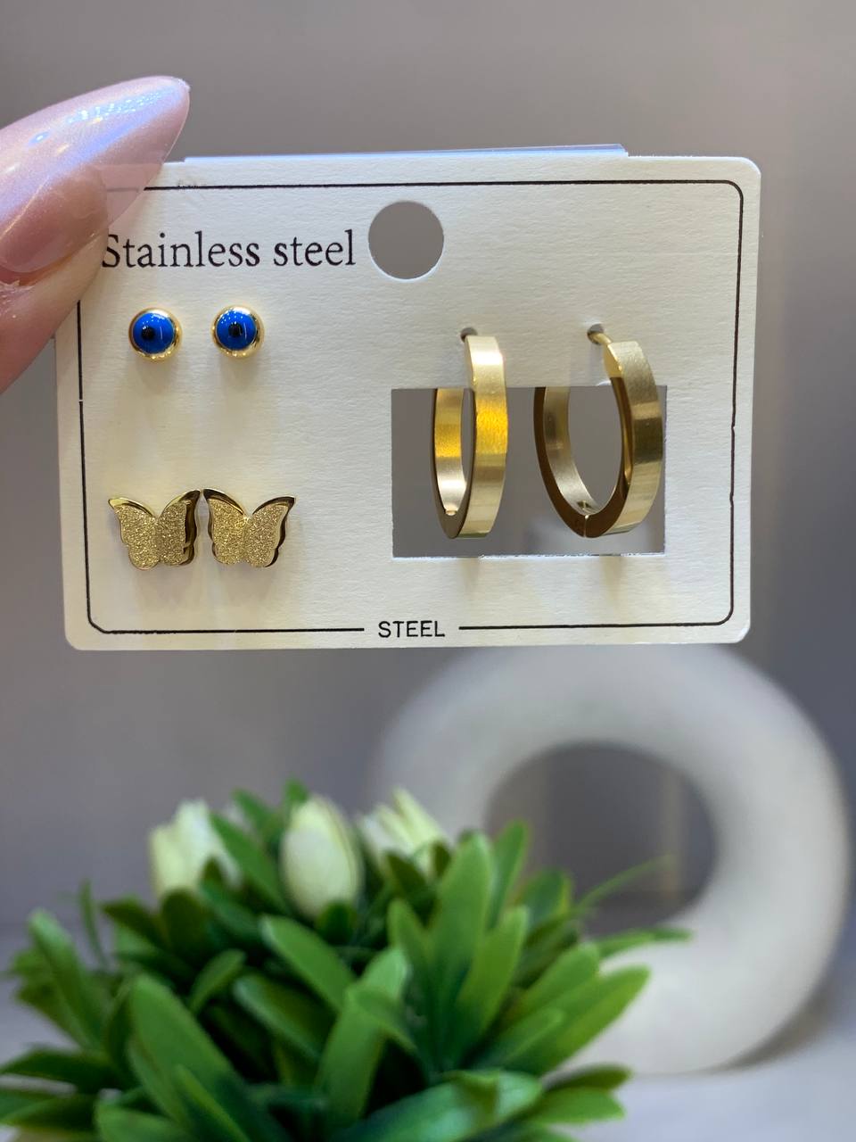 Trinity Earring Set