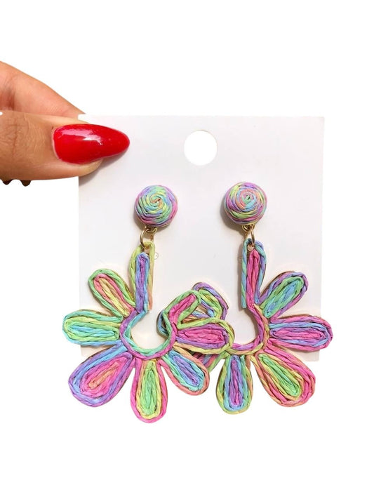 Papaya Petals Earrings