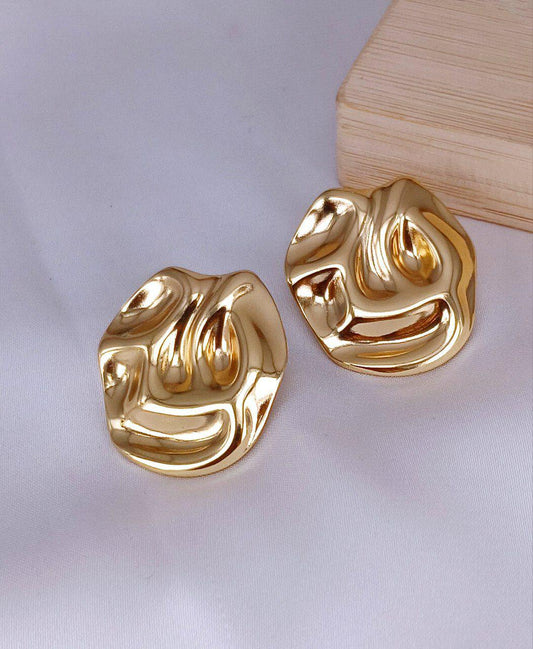 Molten Gold Earrings