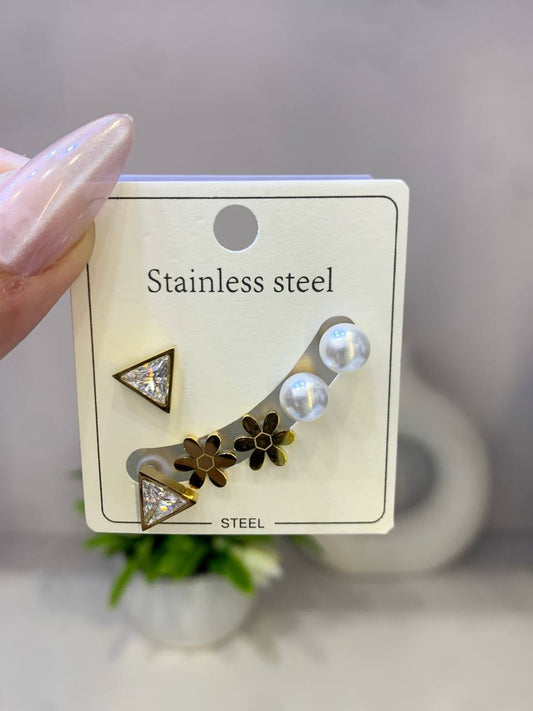 Triangle Earring Set