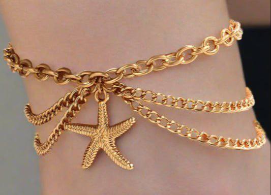 Starfish Anklet