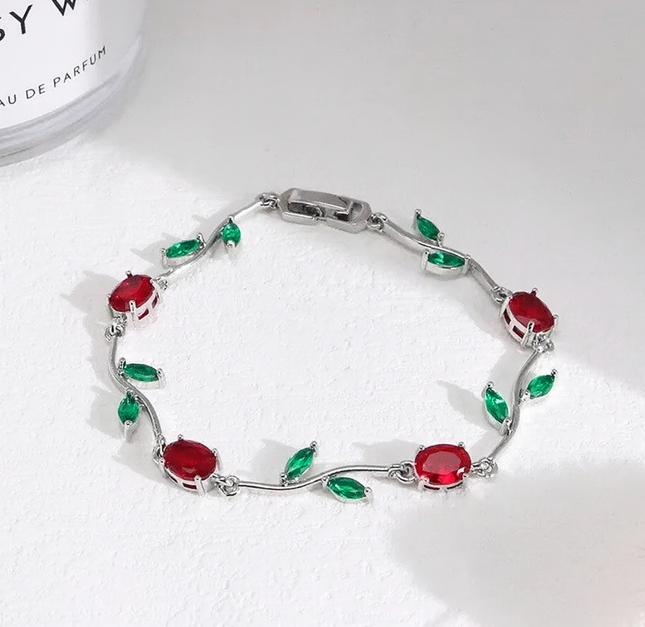 Tulip Silver Bracelet